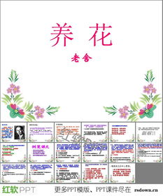 養(yǎng)花教學設(shè)計及ppt