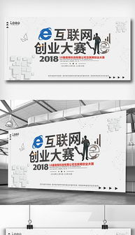 互聯(lián)網(wǎng)創(chuàng)新創(chuàng)業(yè)大賽展板