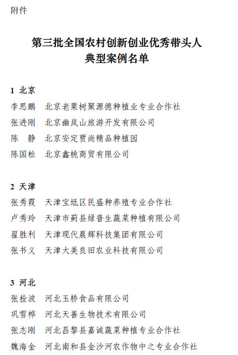 全國(guó)農(nóng)村創(chuàng)業(yè)創(chuàng)新優(yōu)秀帶頭人,農(nóng)村創(chuàng)新創(chuàng)業(yè)帶頭人培育行動(dòng),深入實(shí)施農(nóng)村創(chuàng)新創(chuàng)業(yè)帶頭人培育行動(dòng)