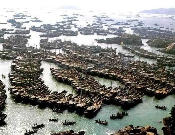 中國的舟山漁場(chǎng)建在什么流顯著的海域
