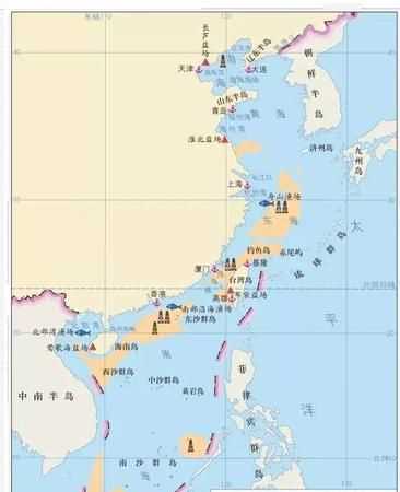 中國的舟山漁場(chǎng)建在什么流顯著的海域