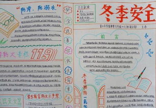 冬季防水安全教育知識(shí)手抄報(bào)