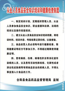 食品從業(yè)人員食品質(zhì)量安全知識(shí)培訓(xùn)