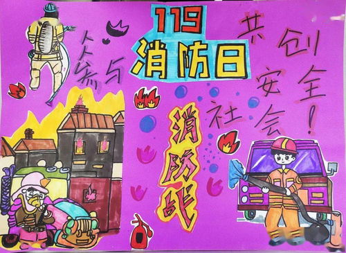 安全知識(shí)繪畫作品初中
