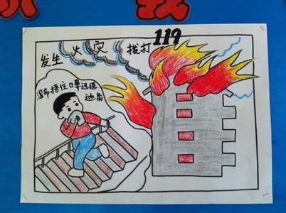 小孩安全知識(shí)簡(jiǎn)筆畫(huà)