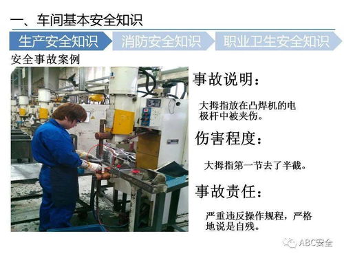 電容車間安全知識培訓