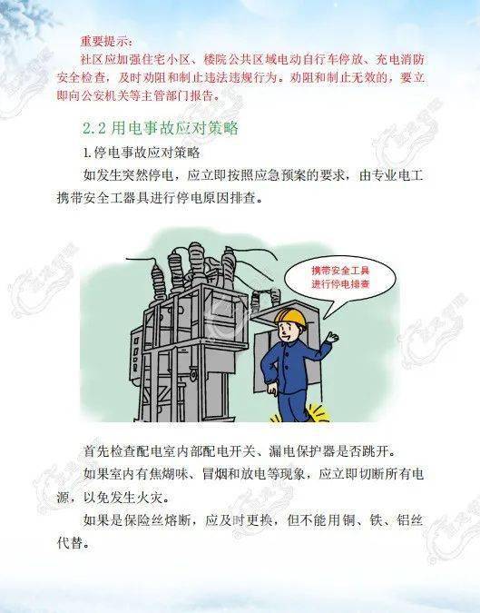 社區(qū)用電安全知識動記錄