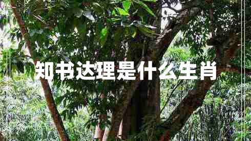 知書達理是什么生肖