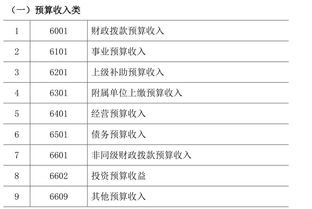 行政企事業(yè)單位會計科目