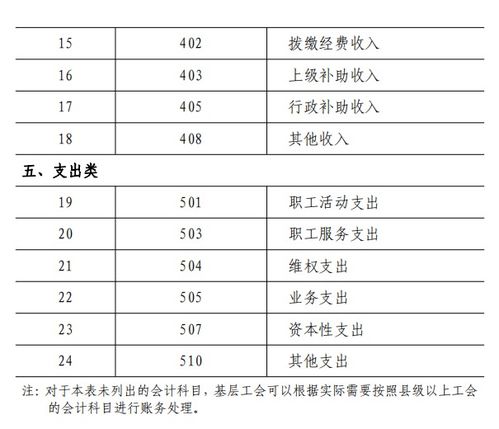醫(yī)院工會會計科目表