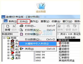 按照會計科目編碼方案