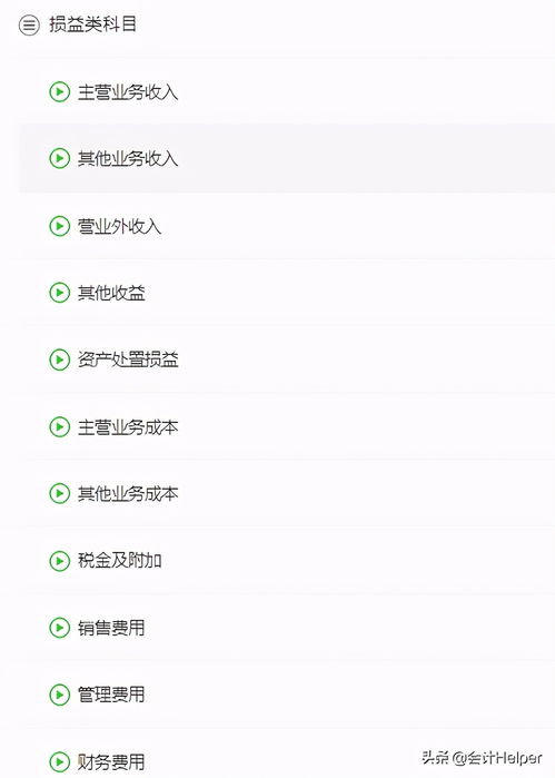 會(huì)計(jì)科目六大類的借貸方向,會(huì)計(jì)科目損益類借貸方向,資產(chǎn)類會(huì)計(jì)科目借貸方向