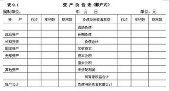 資產(chǎn)負(fù)債表,科目,會計