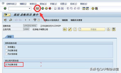 SAP系統(tǒng)會計科目表無法刪除