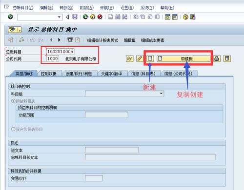 sap復(fù)制會計(jì)科目事物