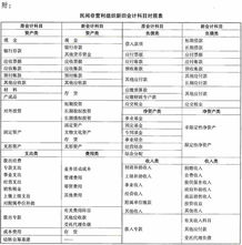 會(huì)計(jì)科目,設(shè)置,組織