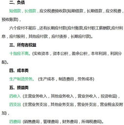 會計(jì)科目忘記了