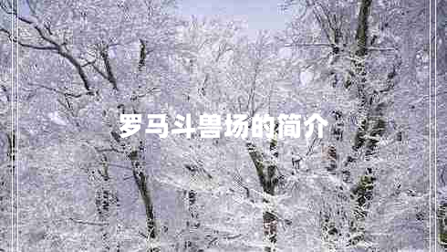 羅馬斗獸場的簡介