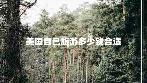 美國(guó)自己旅游多少錢合適