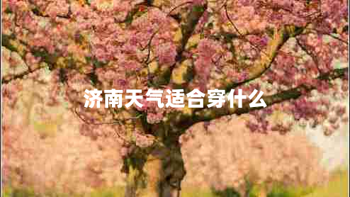 濟(jì)南天氣適合穿什么