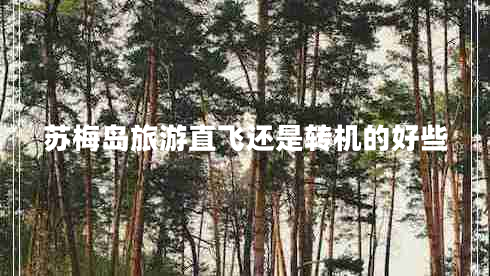 蘇梅島旅游直飛還是轉(zhuǎn)機(jī)的好些