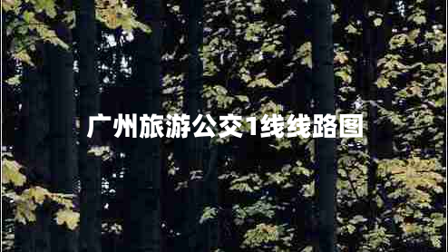 廣州旅游公交1線線路圖
