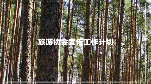 旅游協會宣傳工作計劃