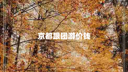 京都跟團(tuán)游價錢