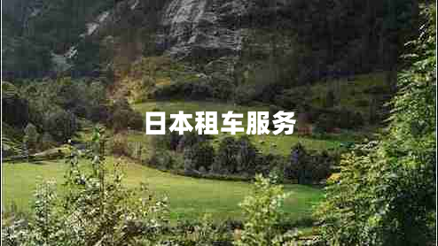 日本租車服務(wù)