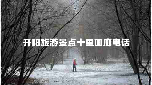 開陽旅游景點十里畫廊電話