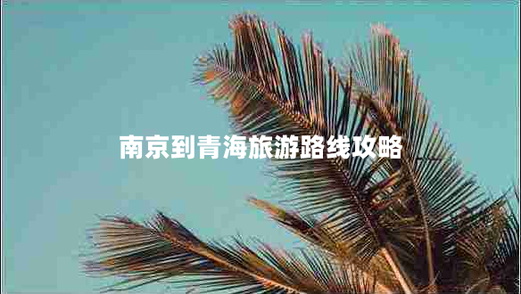 南京到青海旅游路線攻略
