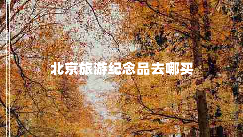 北京旅游紀念品去哪買