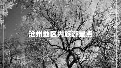 滄州地區(qū)內(nèi)旅游景點