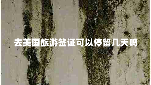 去美國(guó)旅游簽證可以停留幾天嗎