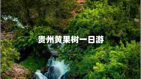 貴州黃果樹一日游