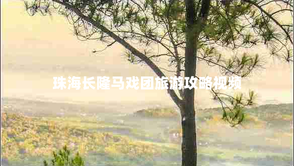 珠海長(zhǎng)隆馬戲團(tuán)旅游攻略視頻
