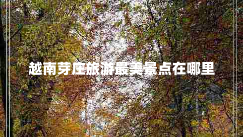 越南芽莊旅游最美景點在哪里