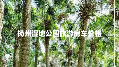 揚(yáng)州濕地公園旅游房車價(jià)格