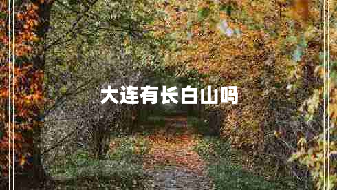 大連有長白山嗎