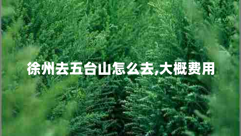 徐州去五臺(tái)山怎么去,大概費(fèi)用
