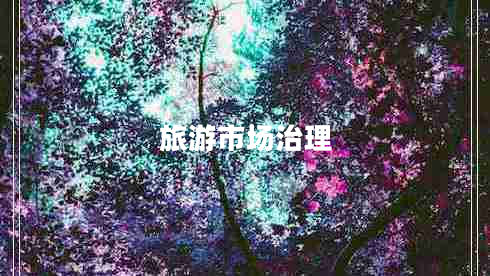 旅游市場治理
