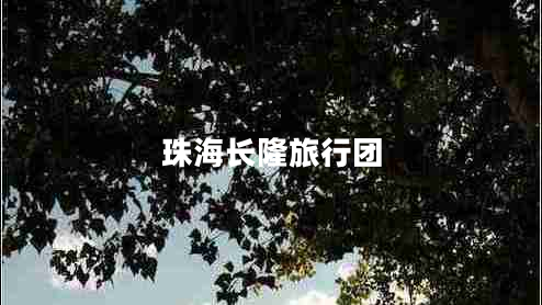 珠海長(zhǎng)隆旅行團(tuán)