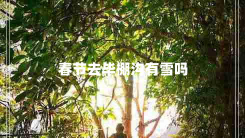 春節(jié)去畢棚溝有雪嗎