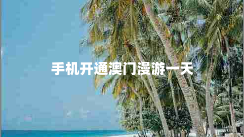 手機(jī)開(kāi)通澳門(mén)漫游一天