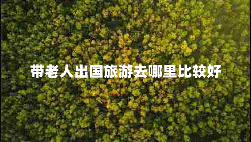 帶老人出國(guó)旅游去哪里比較好