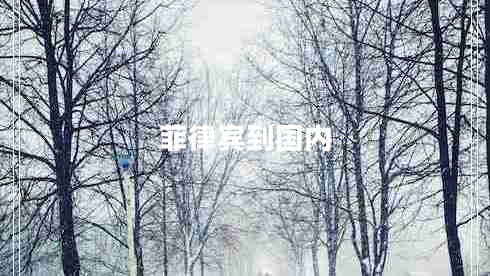 菲律賓到國內(nèi)
