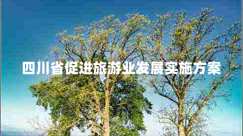 四川省促進旅游業(yè)發(fā)展實施方案