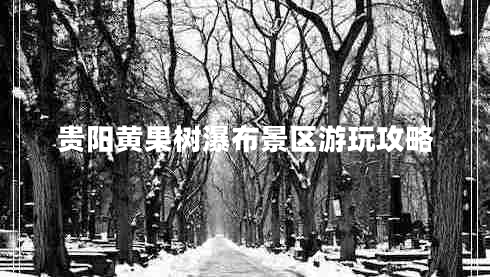 貴陽黃果樹瀑布景區(qū)游玩攻略