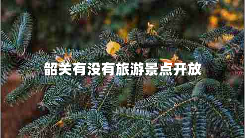 韶關(guān)有沒有旅游景點開放