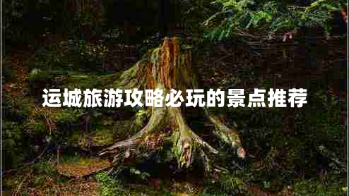 運(yùn)城旅游攻略必玩的景點推薦